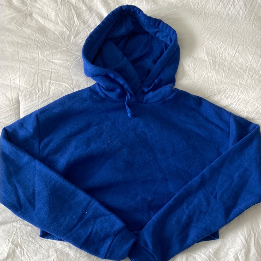 Topshop Blue Hoodie